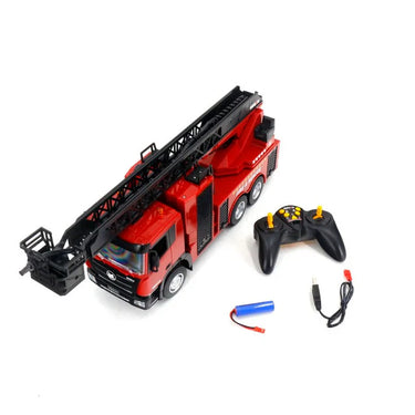 Camión De Bomberos Control Remoto Huina Escala 1:18